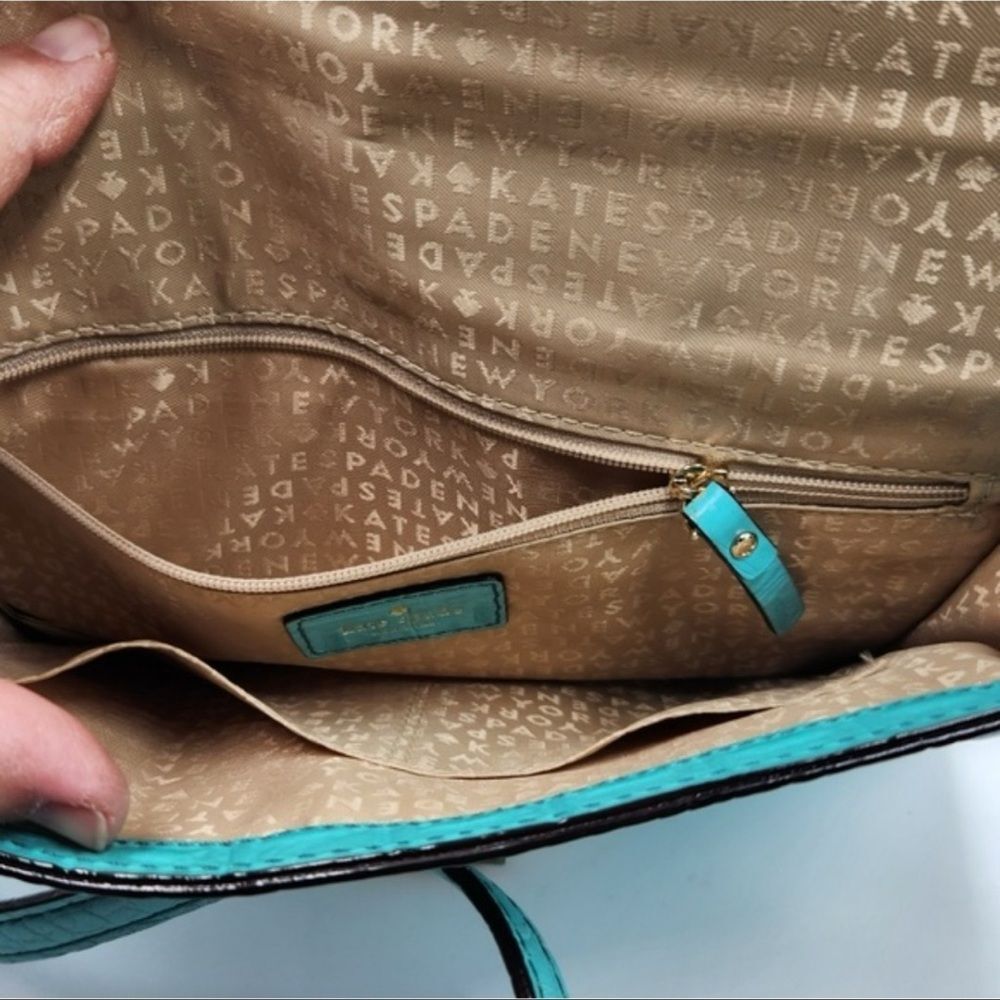 Kate Spade Orchard Valley Fiona Crossbody Bag – Turquoise Blue - Picture 7 of 10